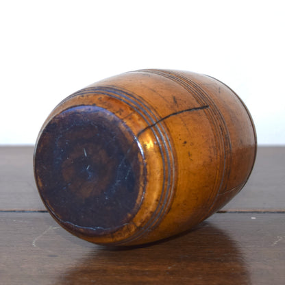 George III fruitwood spice jar