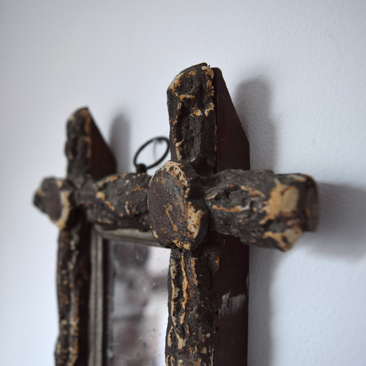 Folk art mirror