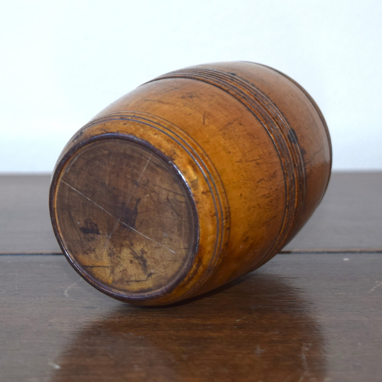 George III fruitwood spice jar