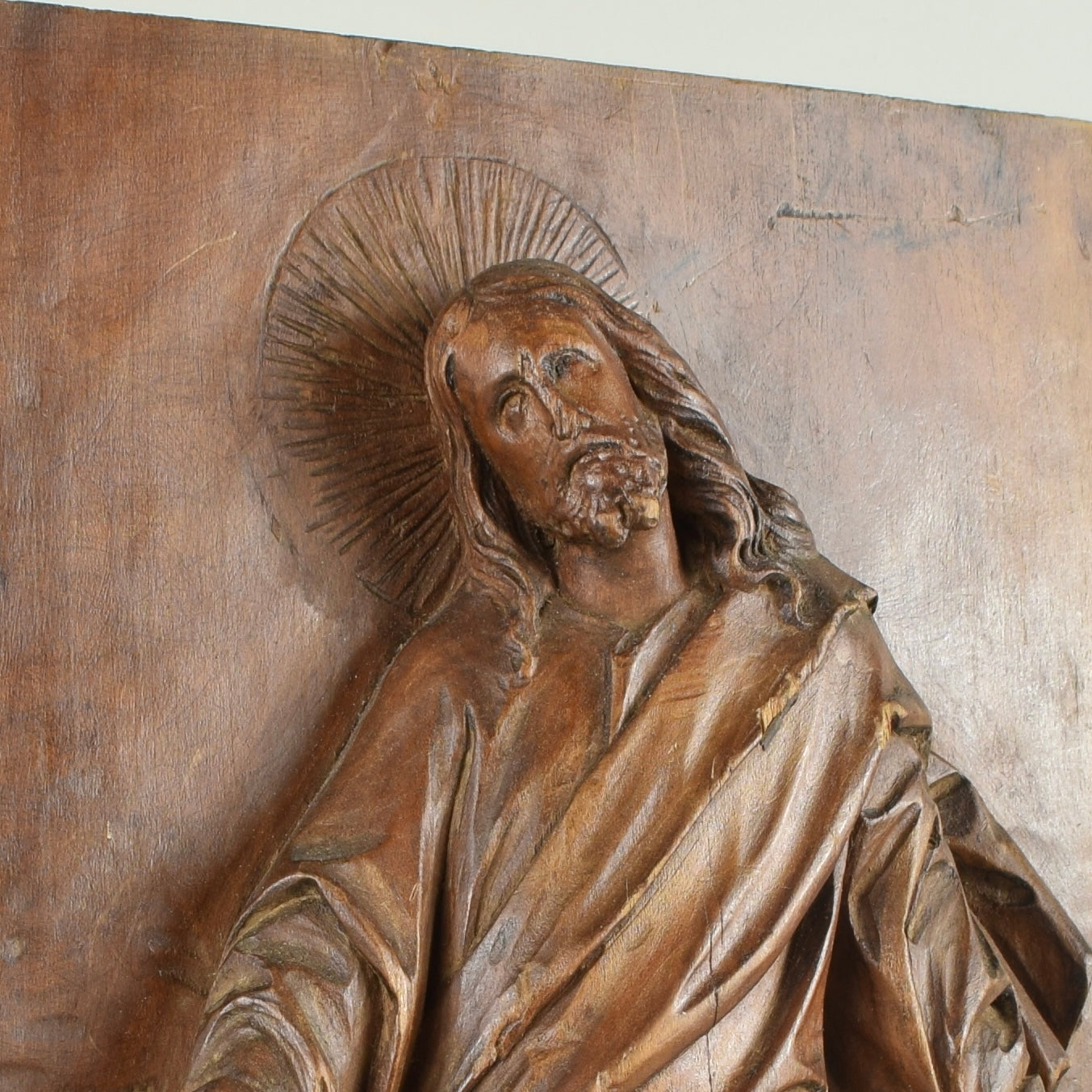 Christ Carved panel